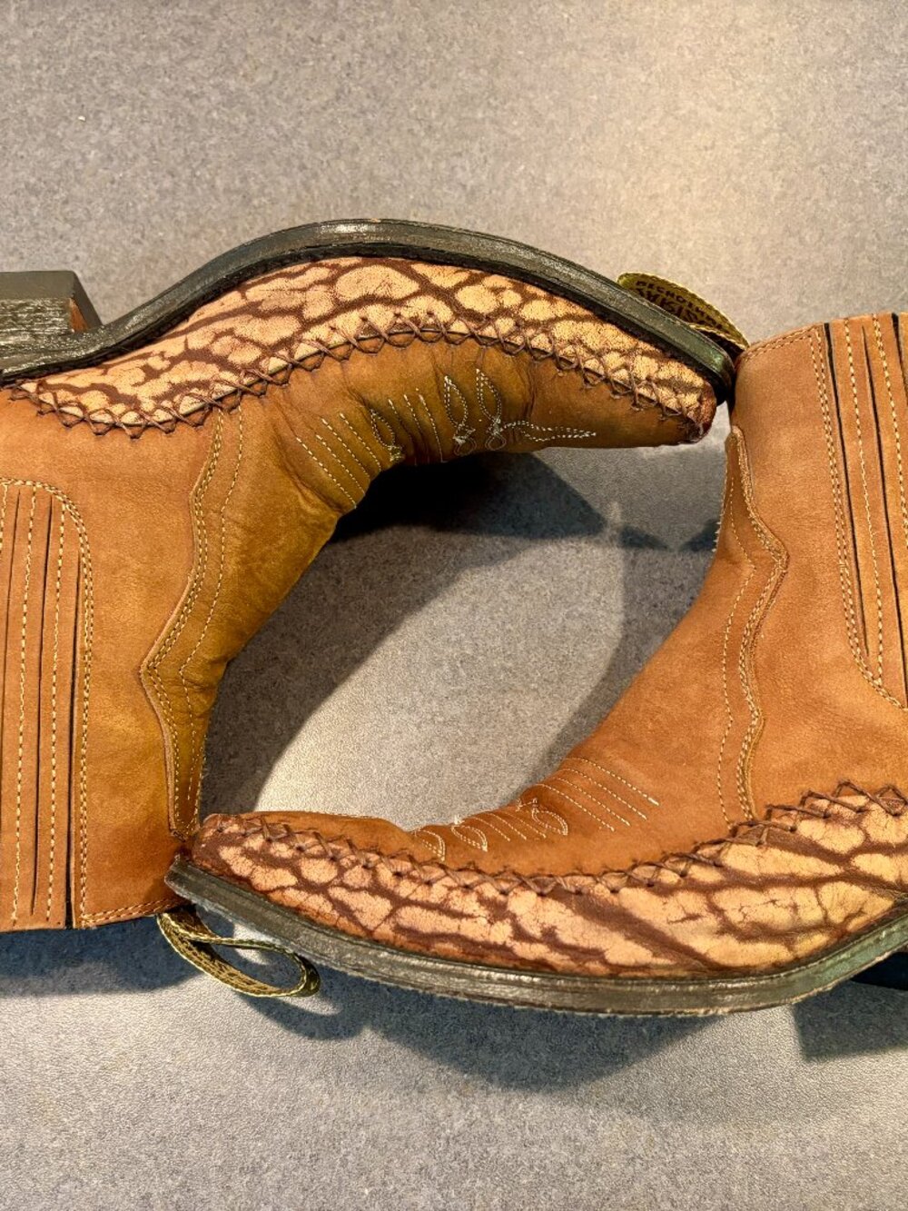 ~~Rooper Arizona Women’s 8/9 Leather Roper Chelsea Boots Brown Pull-On